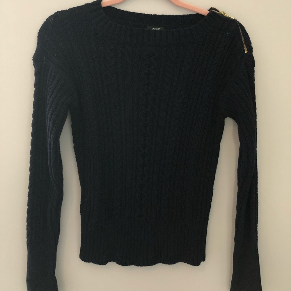 J. Crew cable knit sweater